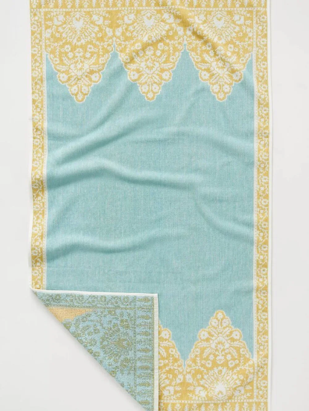 Anthropologie Tiya Velour 100% Cotton Bath & Hand Towels (2 sets)